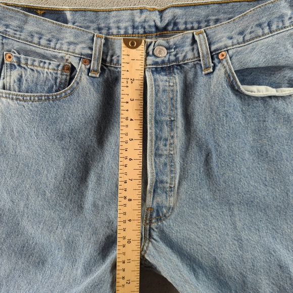 Vintage Levis 501 Jeans Mens 36x32 (Fits 34x31) Blue Light Wash 2001 Y2K Canada - Picture 8 of 12